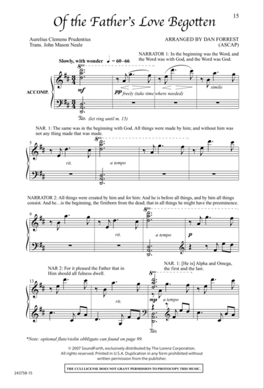 Lord of Glory 4-Part scores gallery preview page 8