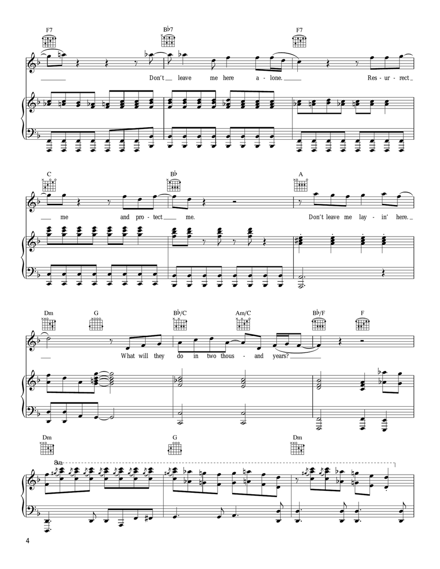 Roll Away The Stone Roll Away The Stone Piano, Vocal, Guitar scores gallery preview page 4