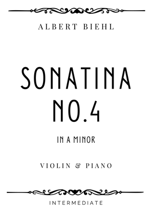Book cover for Biehl - Sonatina No. 4 Op. 94 in A minor - Intermediate