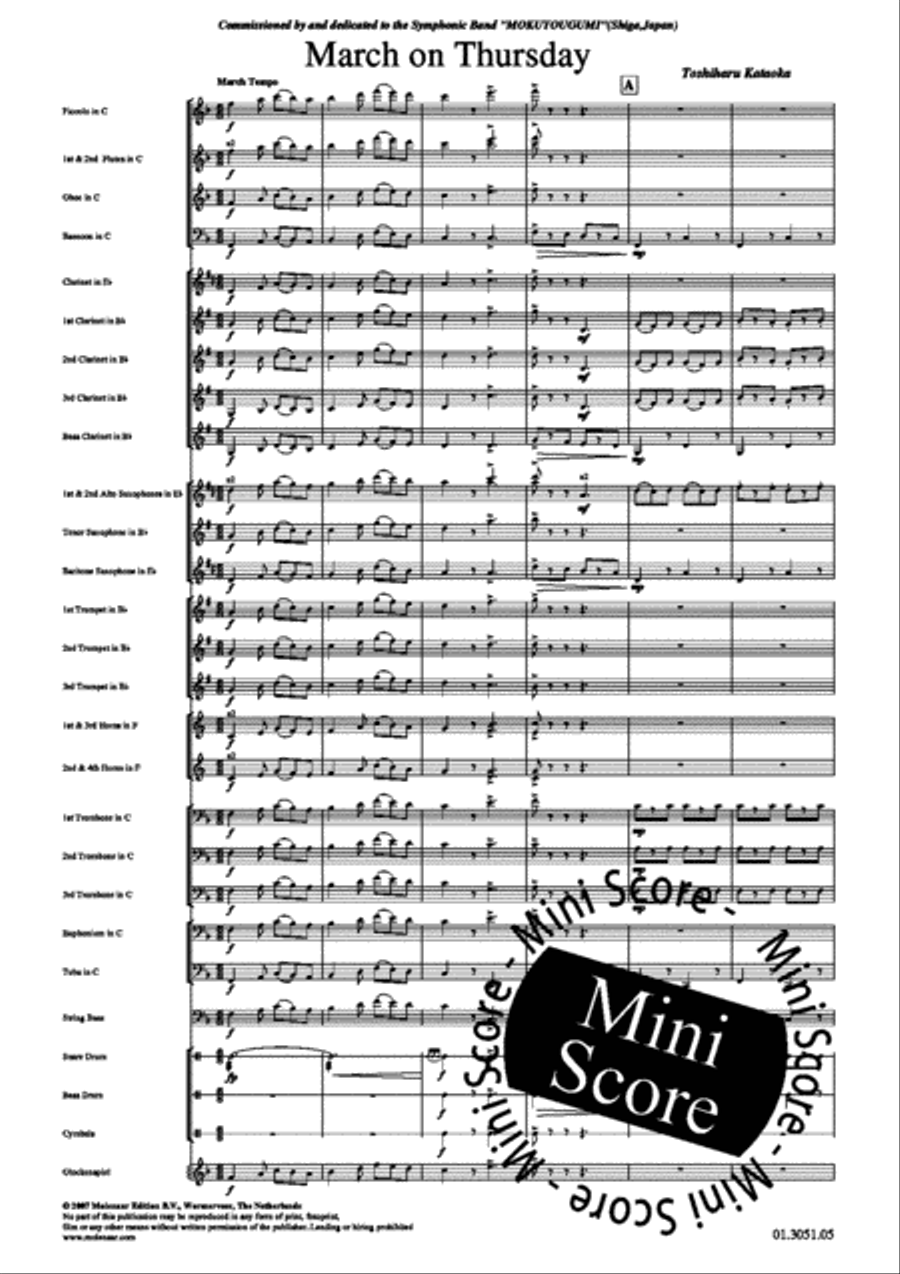 March on Thursday Concert Band scores gallery preview page 5
