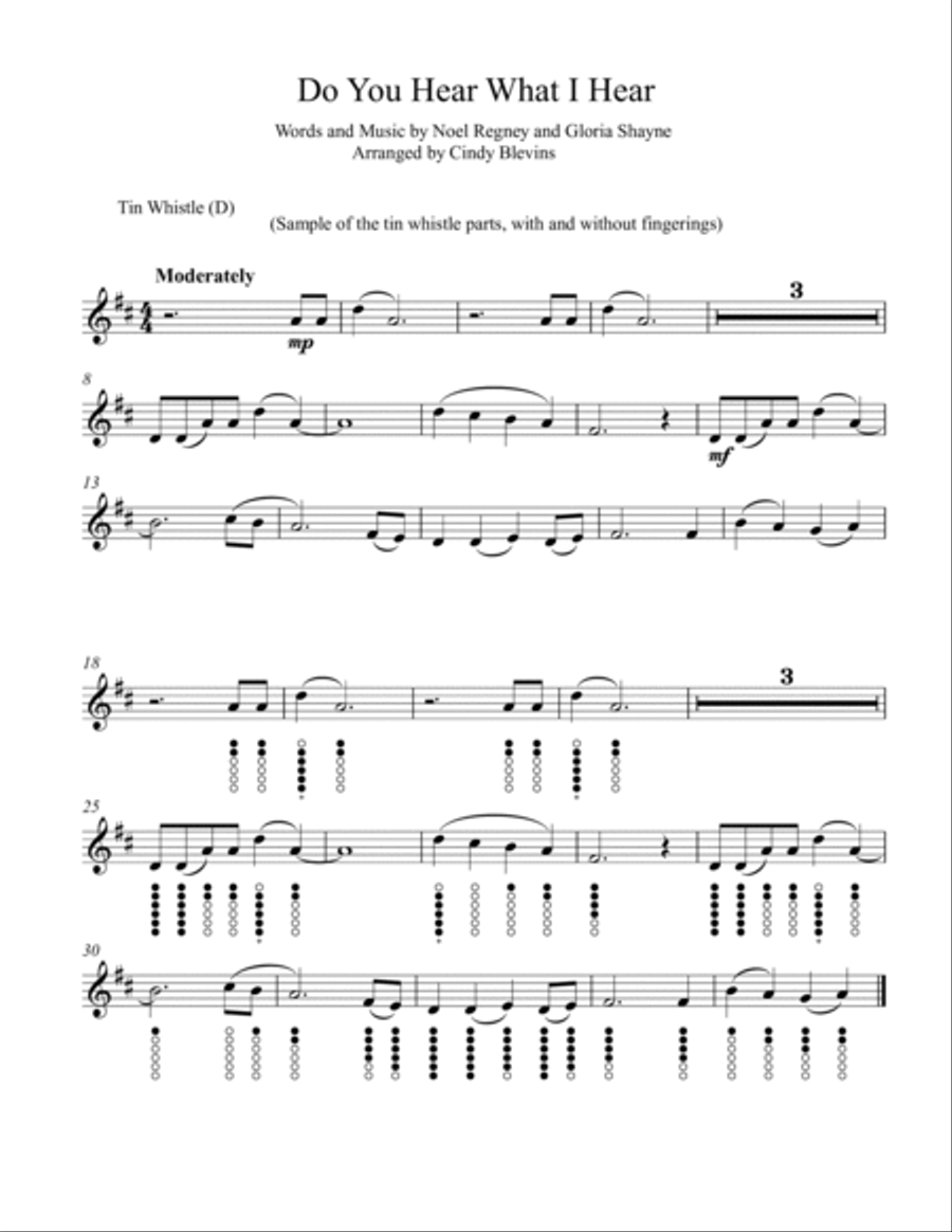 Do You Hear What I Hear Piano scores gallery preview page 2