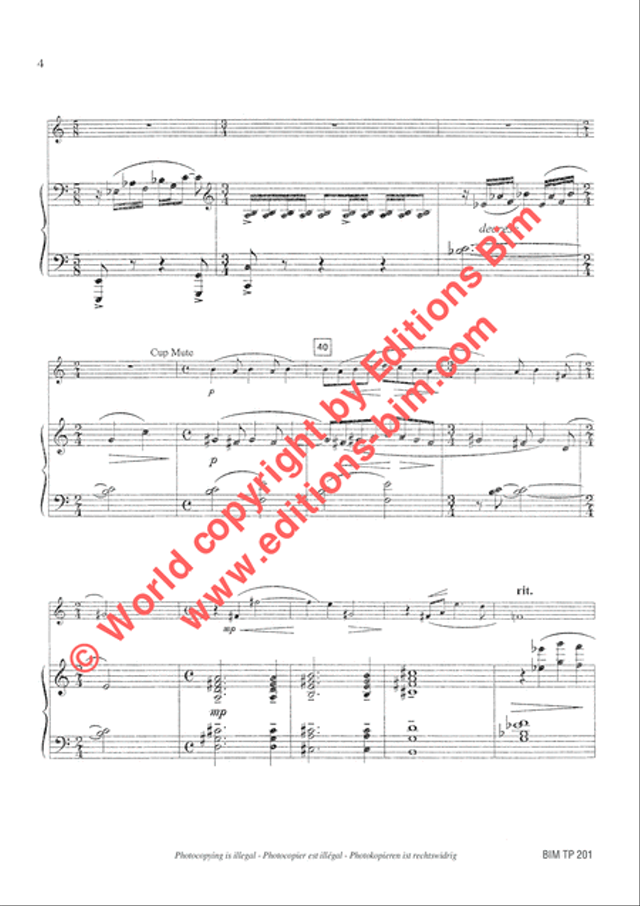 Intrada Intrada Trumpet Solo scores gallery preview page 5