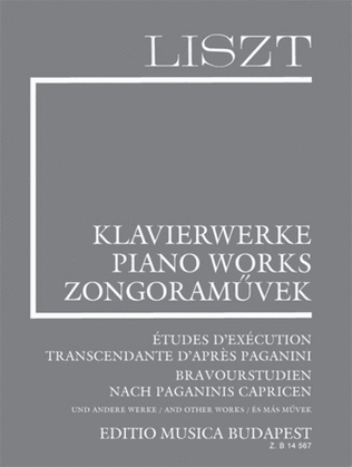 Book cover for Études d'exécution transcendante d'après Paganini