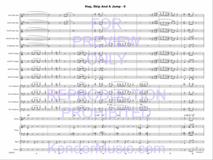 Hop, Skip And A Jump Jazz Ensemble scores gallery preview page 7