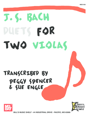 Book cover for J.S. Bach: Duets for Two Violas