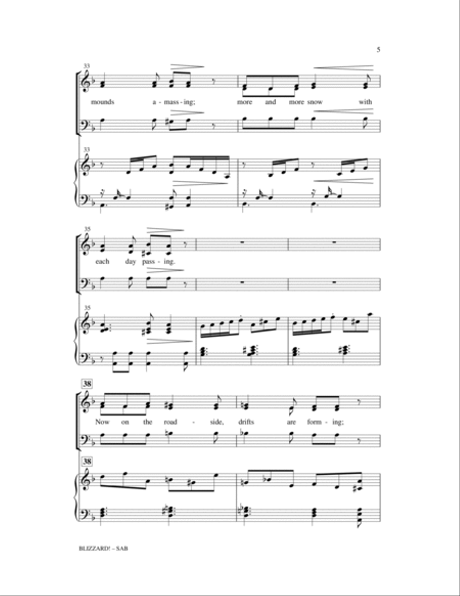 Blizzard Blizzard 3-Part scores gallery preview page 5
