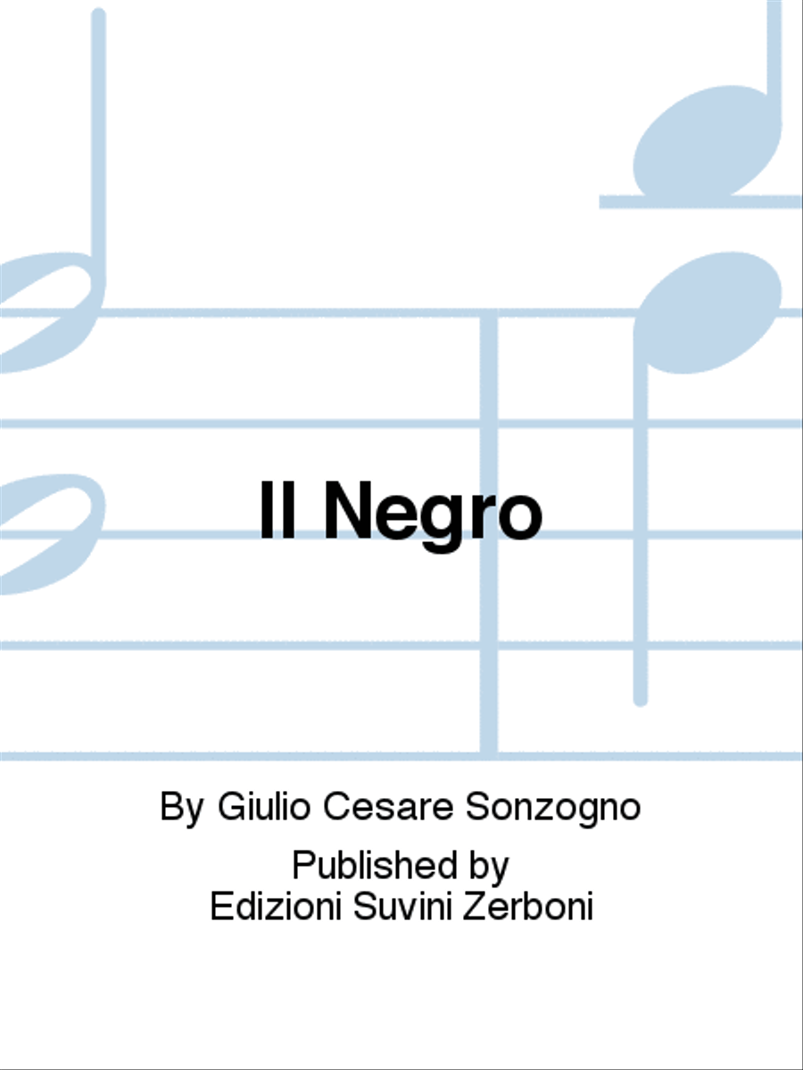 Il Negro Il Negro Piano scores gallery preview page 1
