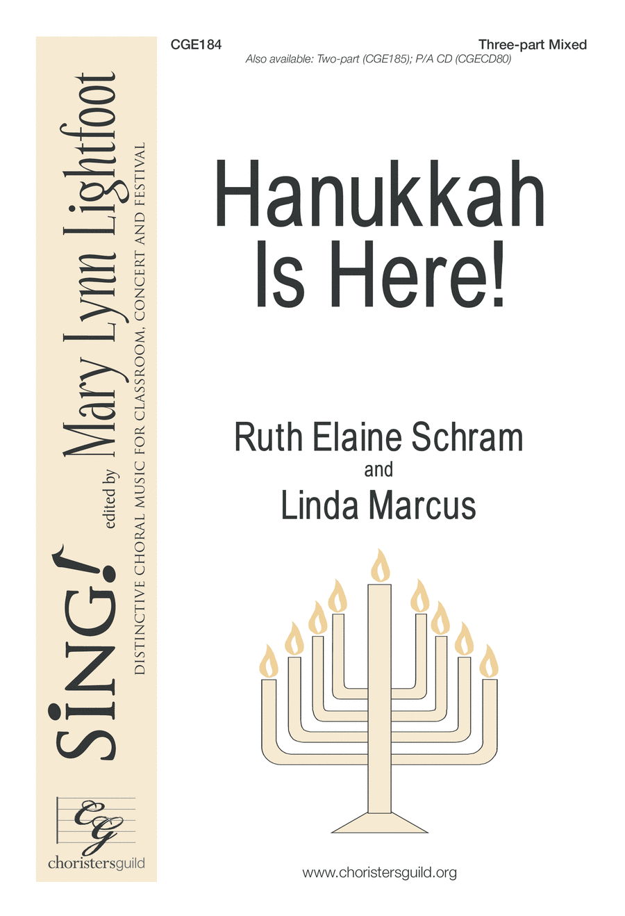 Hanukkah is Here! Three-part Mixed 3-Part scores gallery preview page 1