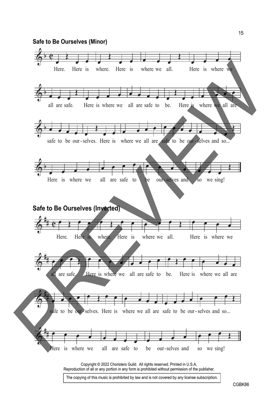 The Little Book of Ups Collection / Songbook scores gallery preview page 4