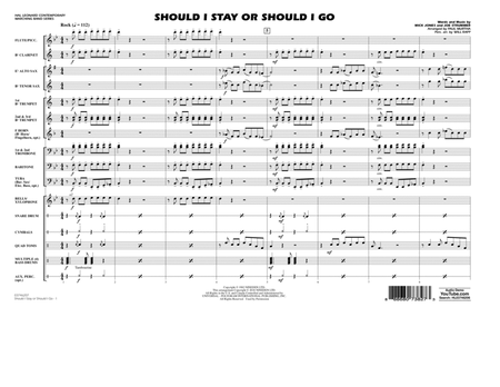 Should I Stay Or Should I Go - Conductor Score (Full Score)