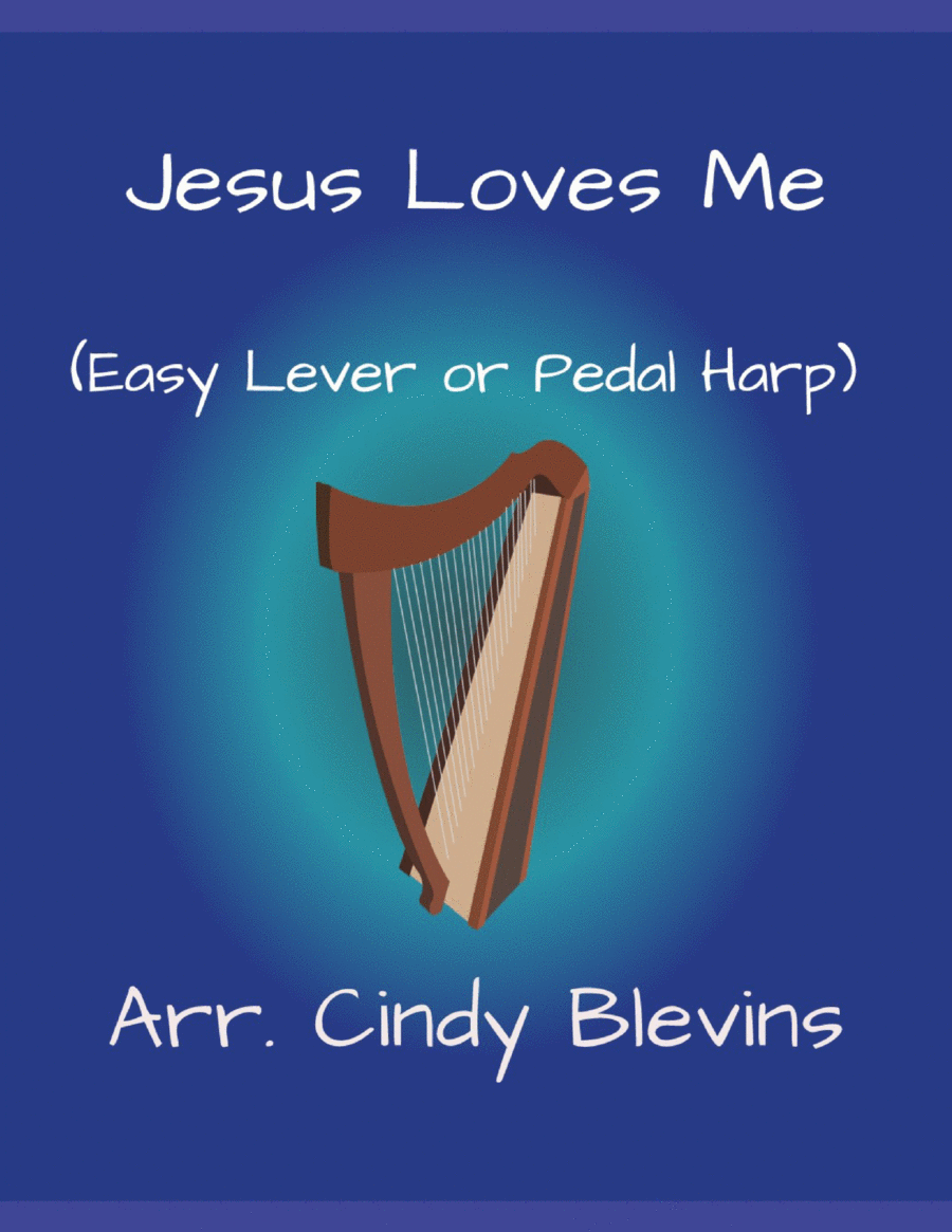 Jesus Loves Me, for Easy Harp (Lap Harp Friendly) image number null