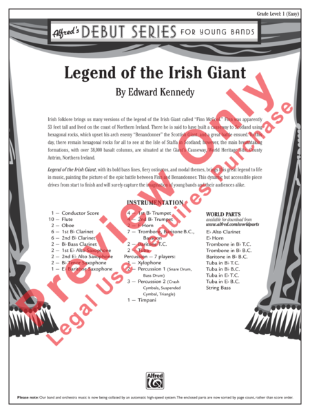 Legend of the Irish Giant