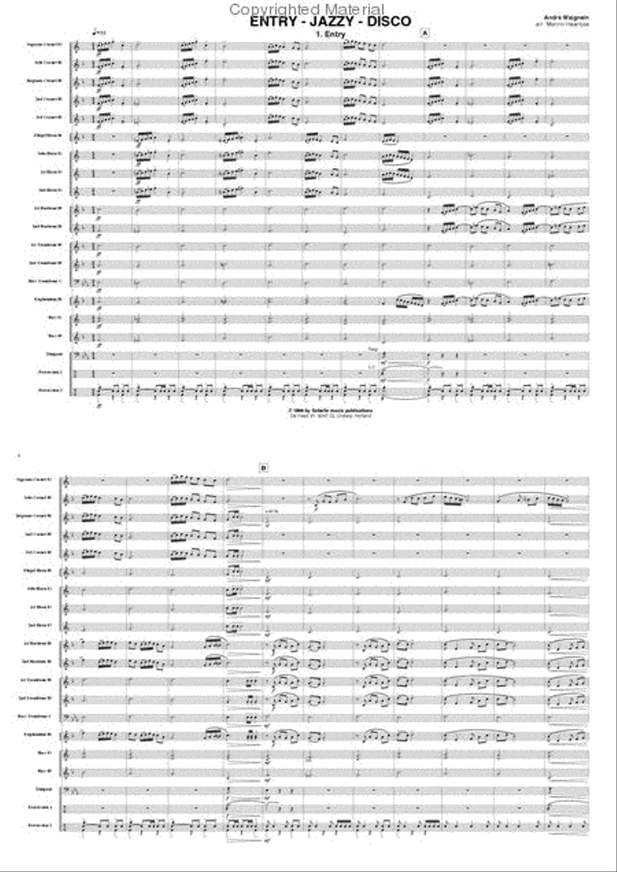 Entry, Jazzy & Disco Entry, Jazzy & Disco Brass Band scores gallery preview page 2