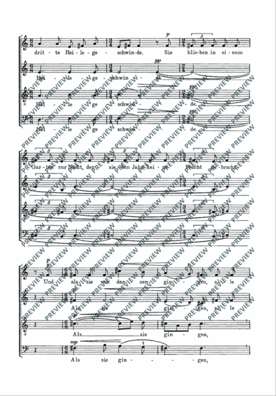 Magic and blessing Magic and blessing 4-Part scores gallery preview page 12