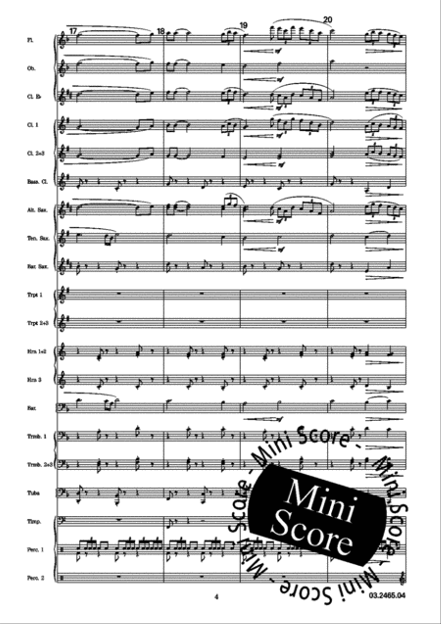 Con te Partiro/Time to Say Goodbye Concert Band scores gallery preview page 9