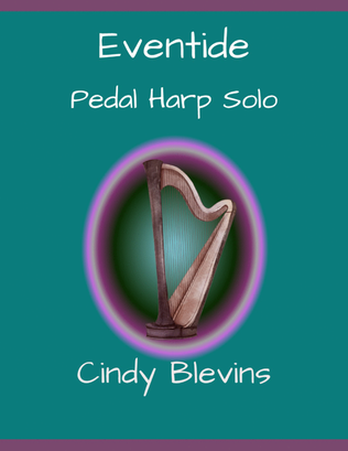 Book cover for Eventide, solo for Pedal Harp