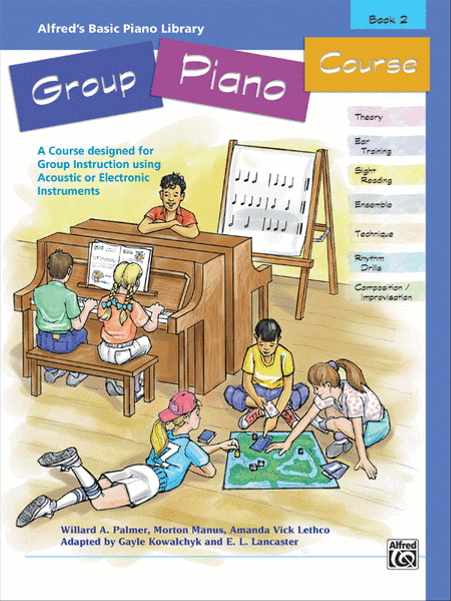 Alfred's Basic Group Piano Course, Book 2 Piano Method scores gallery preview page 1