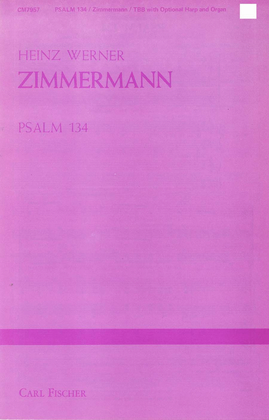 Book cover for Psalm 134