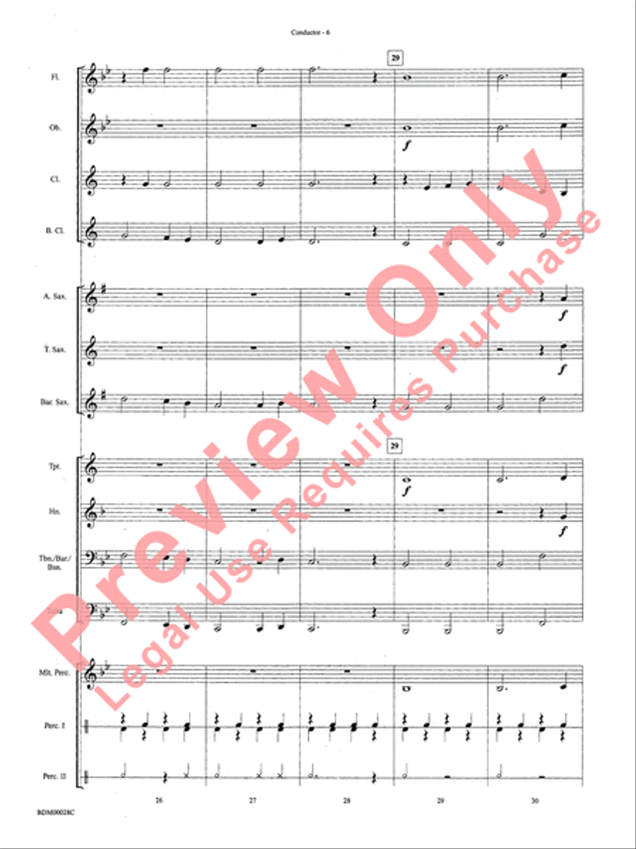 Simple Gifts Concert Band scores gallery preview page 9