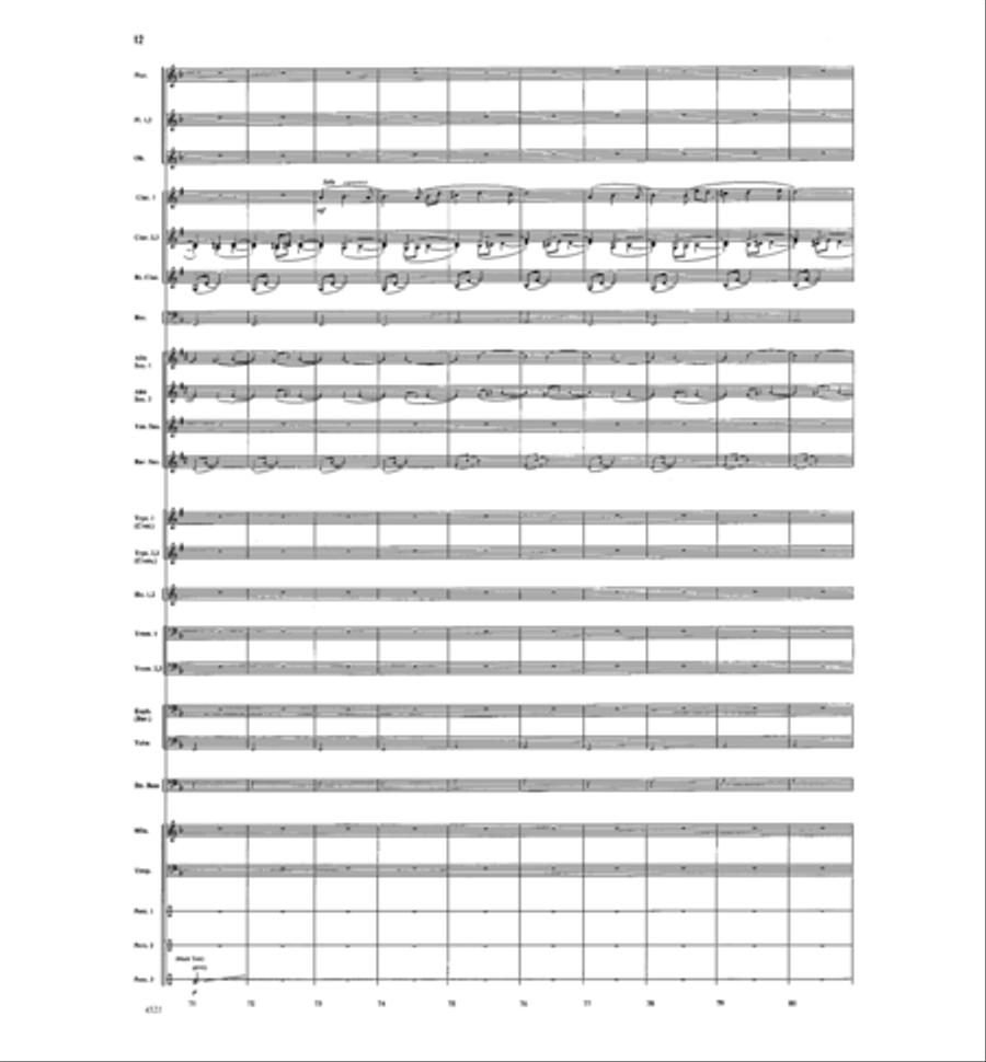 Hopetown Holiday Concert Band scores gallery preview page 12