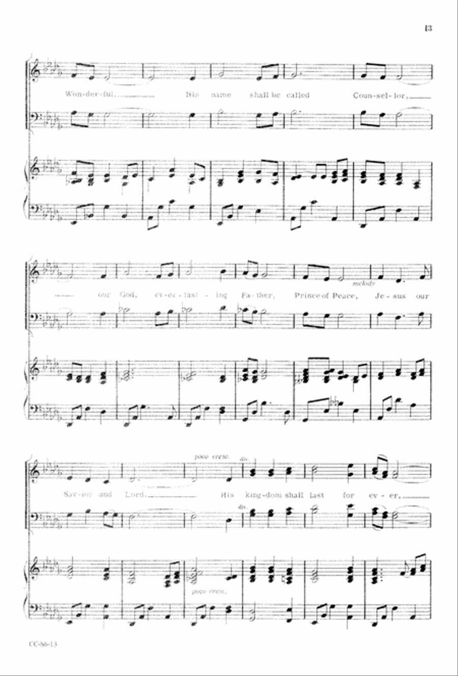 Angels' Song Angels' Song 4-Part scores gallery preview page 15