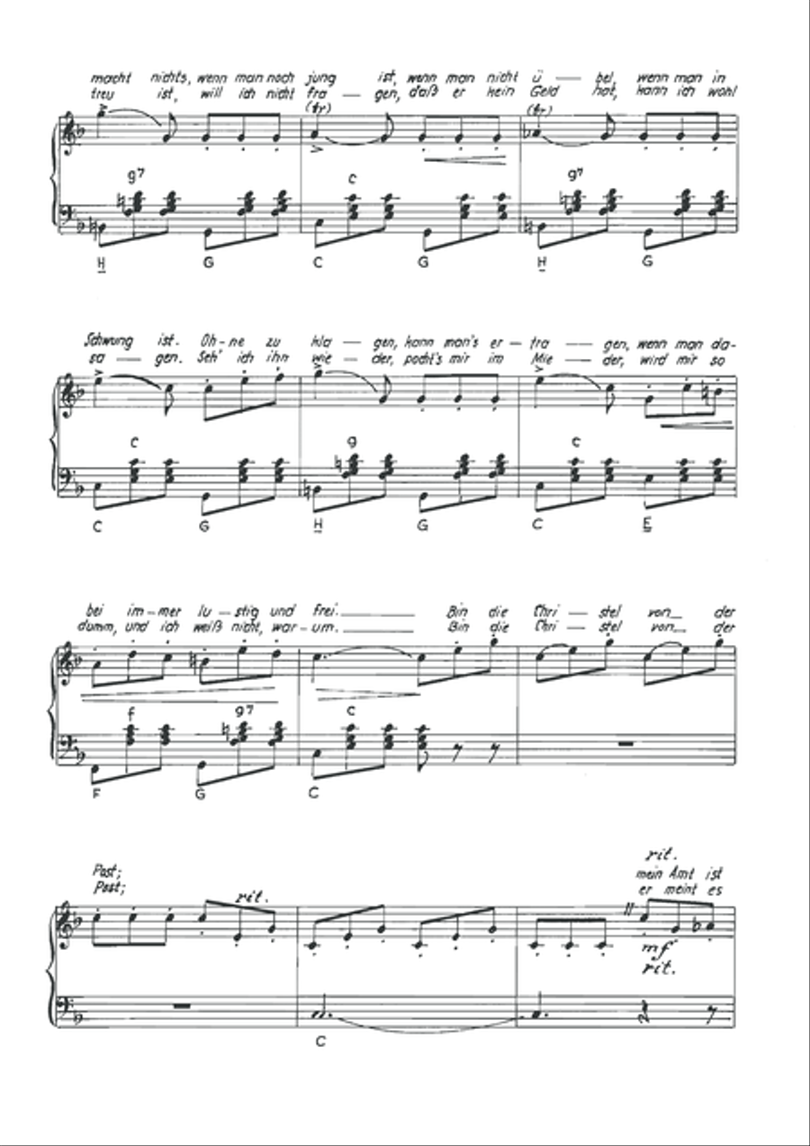 Ich bin die Christel von der Post Voice scores gallery preview page 4