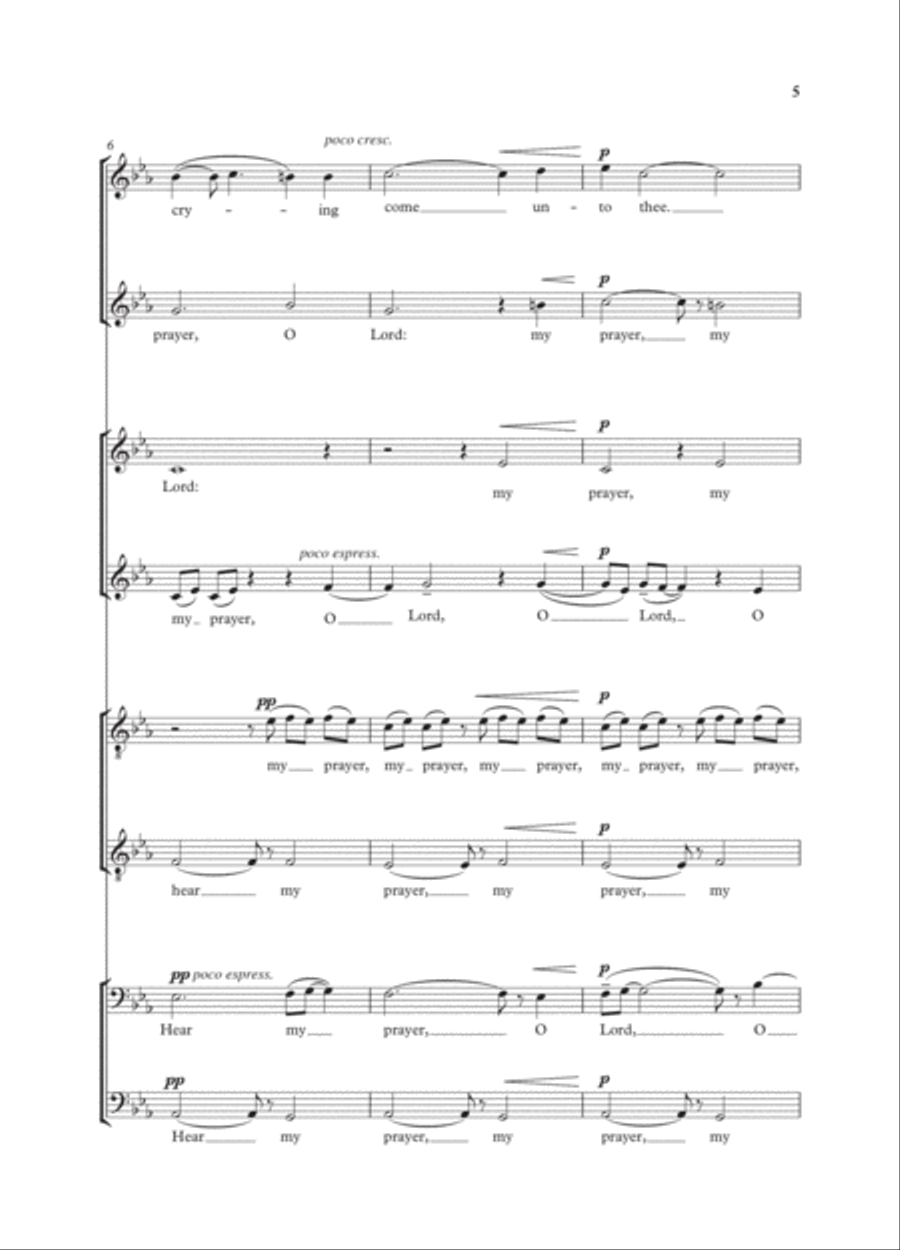 My prayer 4-Part scores gallery preview page 5