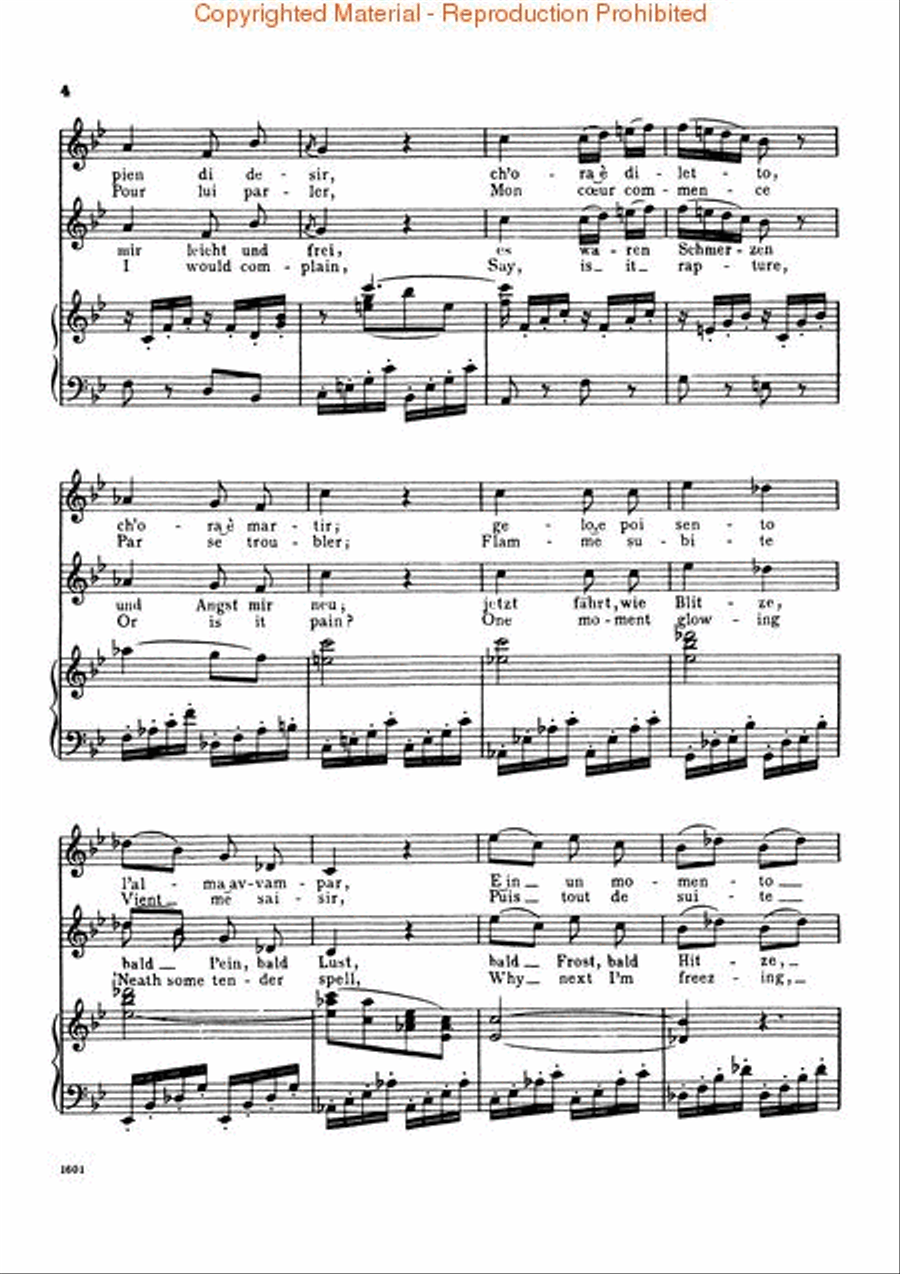 Voi che sapete (from Le Nozze di Figaro)