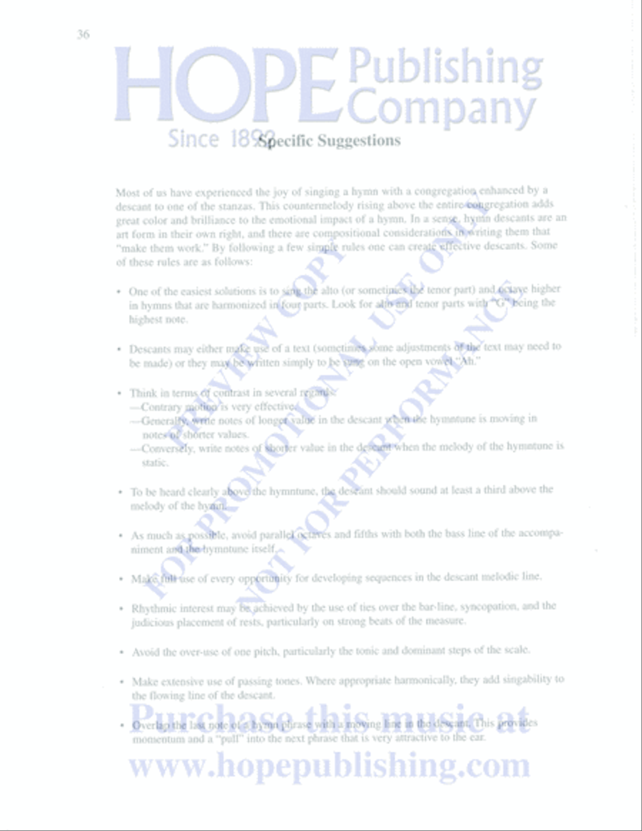 Practical Guide to Arranging Music for Organ, Choir, Handbells & Other Instrumen Choir scores gallery preview page 37