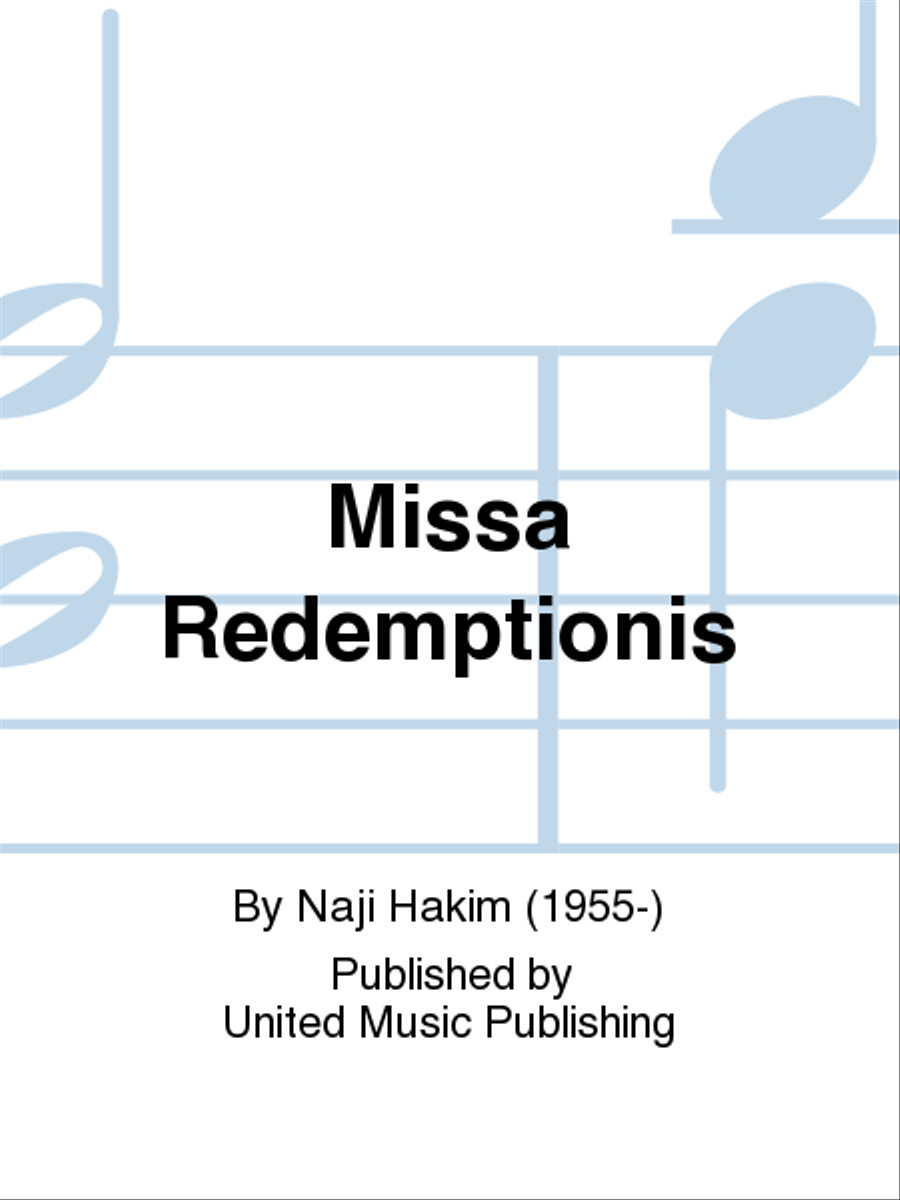 Missa Redemptionis Missa Redemptionis 4-Part scores gallery preview page 1