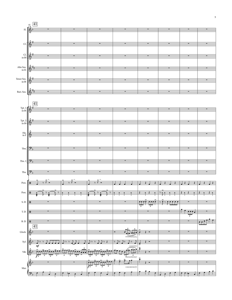 Barbara Ann Marching Band scores gallery preview page 5