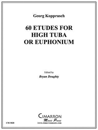 Book cover for 60 Etudes for High Tuba or Euphonium