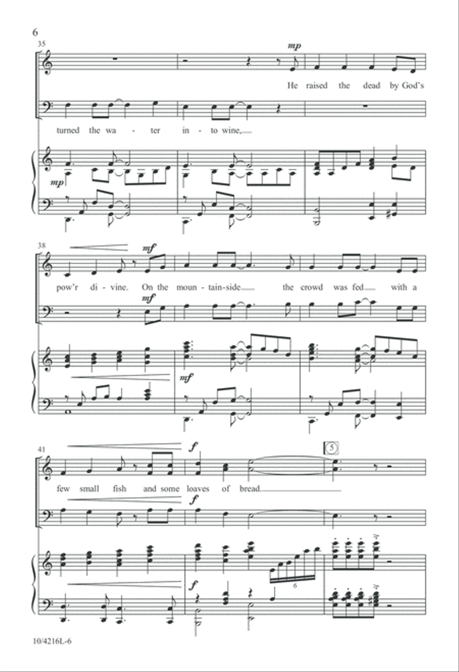 Lord of the Wind and the Sea 3-Part scores gallery preview page 6