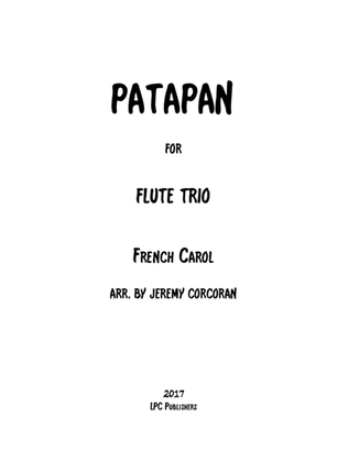 Book cover for Patapan for Three Flutes