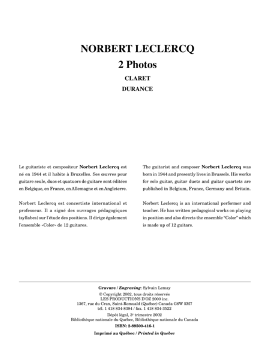 2 Photos 2 Photos Classical Guitar scores gallery preview page 1