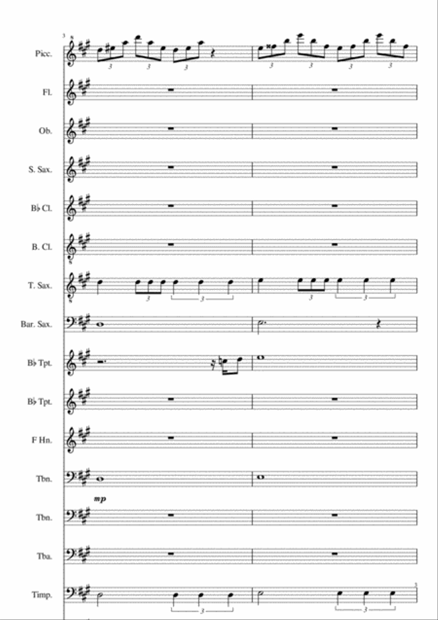 Beelzeboss The Final Showdown 4-Part scores gallery preview page 3