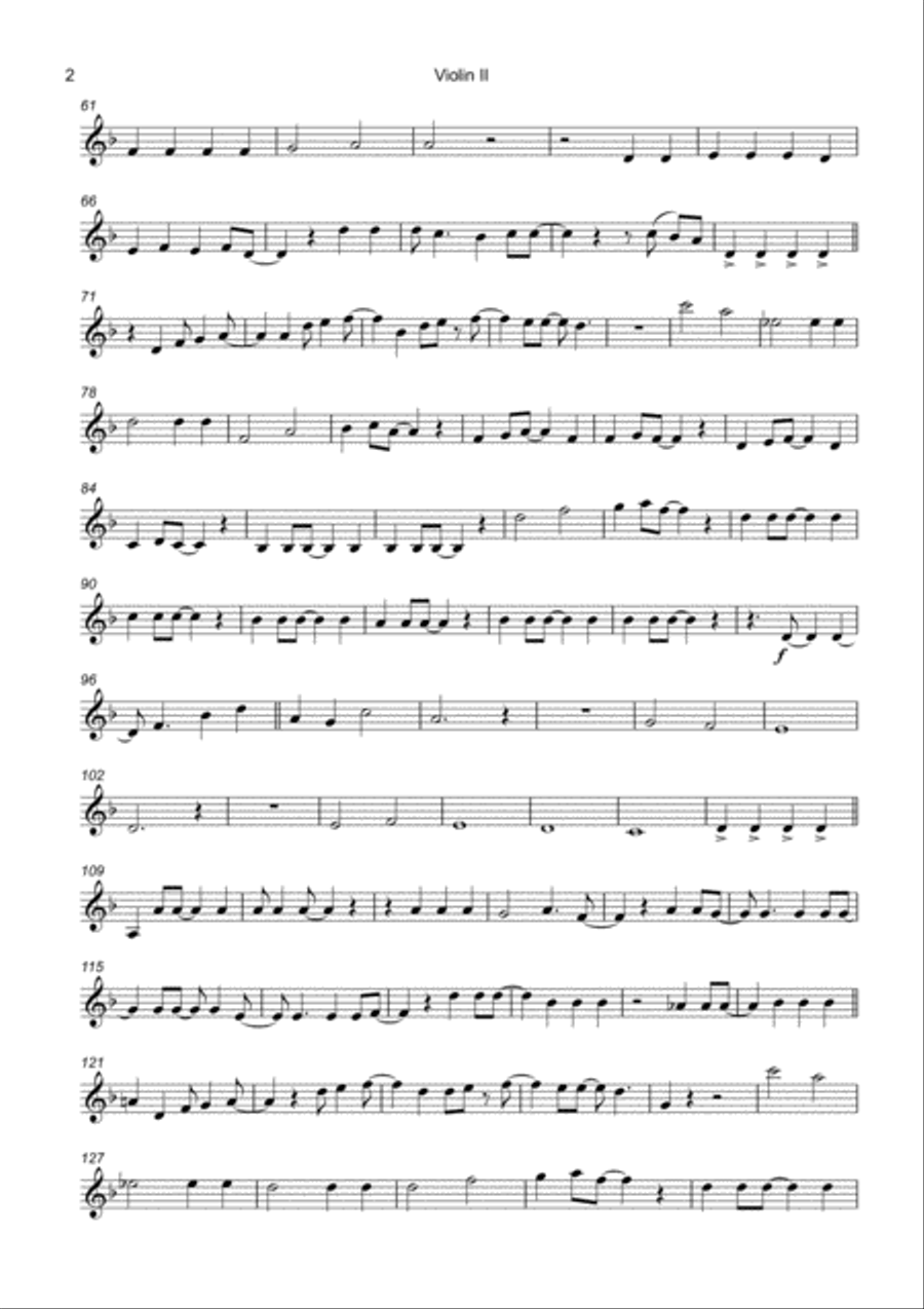 Mr. Blue Sky String Quartet scores gallery preview page 5