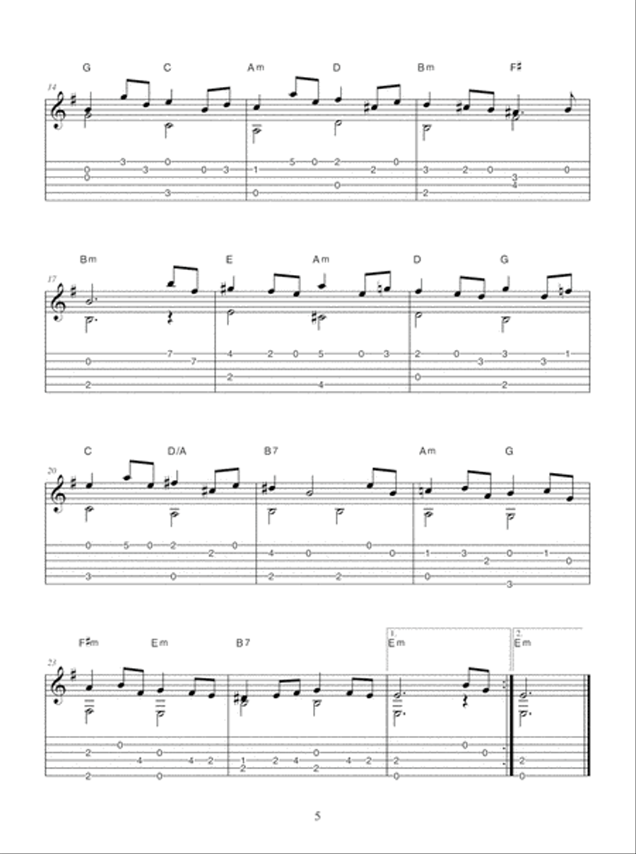 Fingerstyle Classics Made Easy Fingerpicking Guitar scores gallery preview page 6