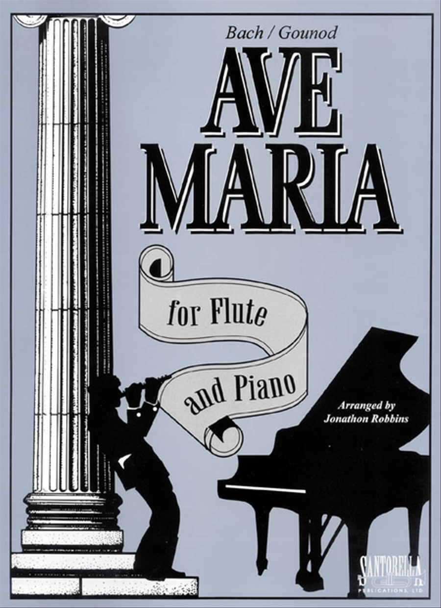 Ave Maria for Flute and Piano * Bach - Gounod Flute Solo scores gallery preview page 1