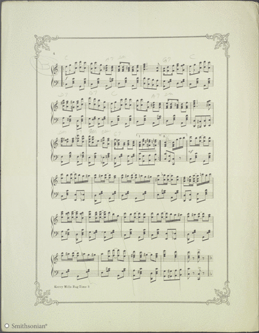 Kerry Mills Rag time Dance Piano Solo scores gallery preview page 4