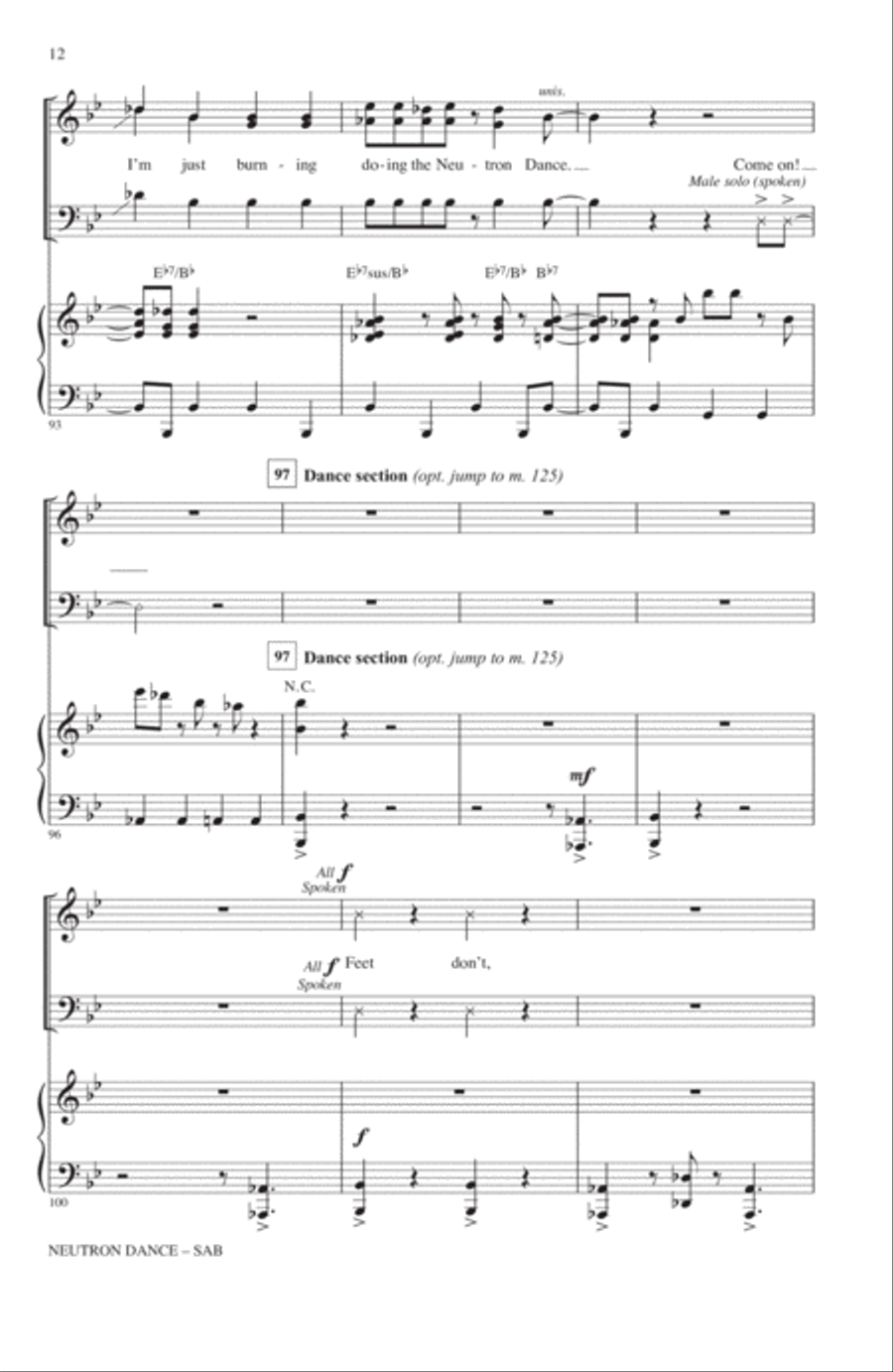 Neutron Dance 3-Part scores gallery preview page 11
