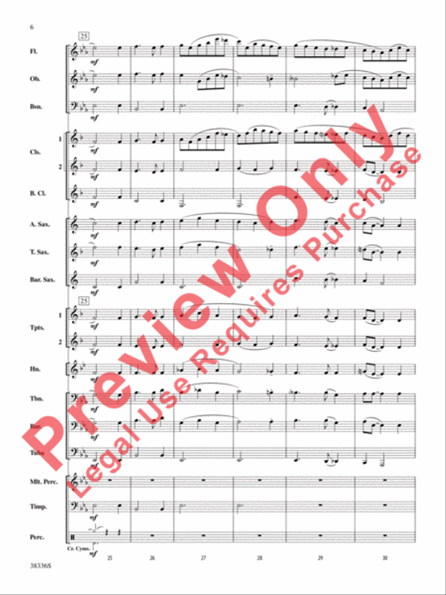 Ye Banks and Braes Concert Band scores gallery preview page 7