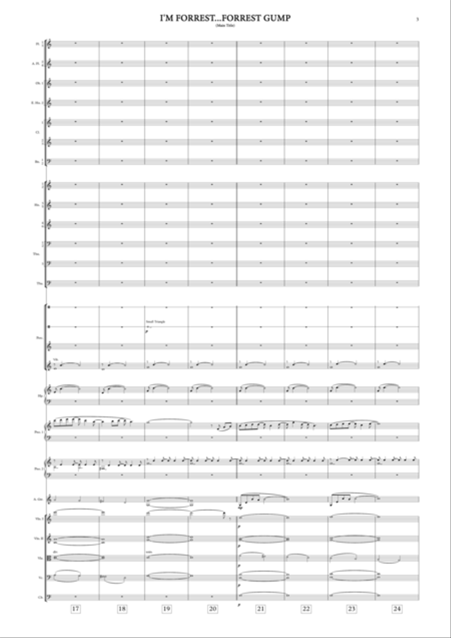 I'm Forrest... Forrest Gump Full Orchestra scores gallery preview page 5
