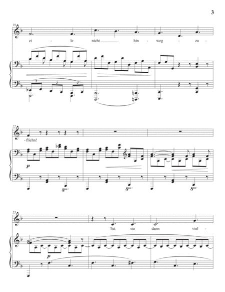 BRAHMS: Botschaft, Op. 47 no. 1 (transposed to F major)