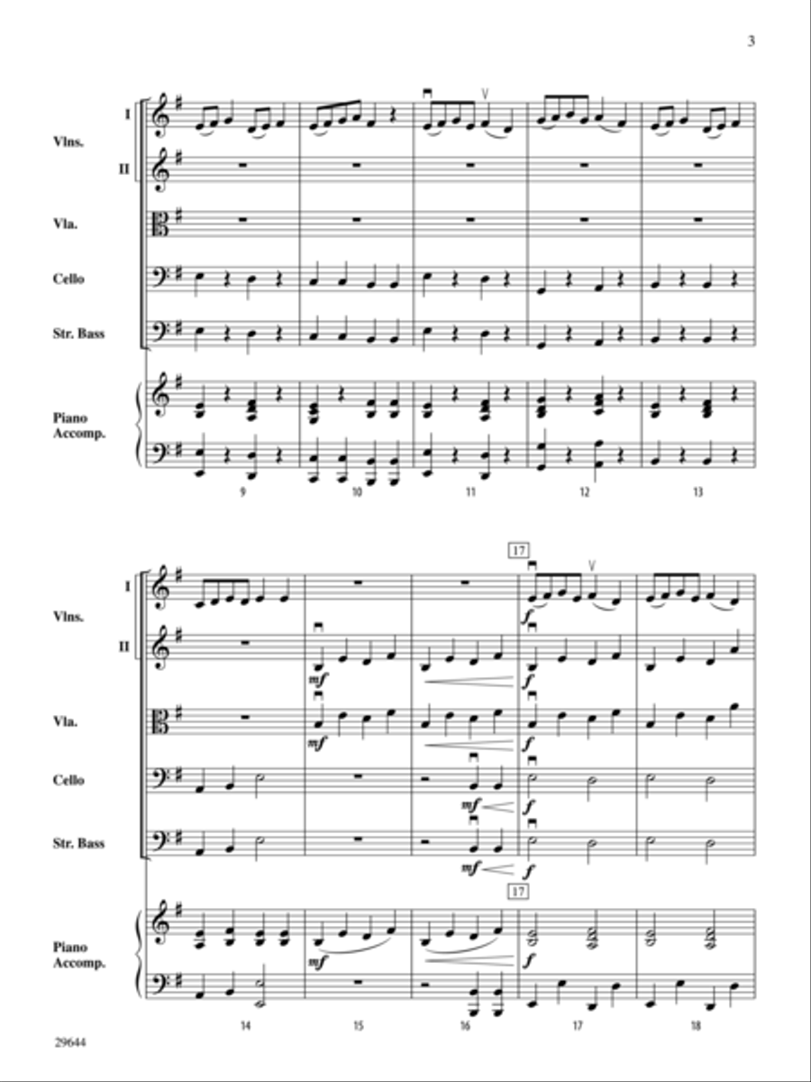 Primitivo (Score only) String Orchestra scores gallery preview page 3