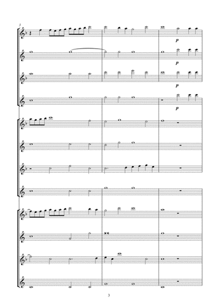 Canzona XIII arr. saxophone choir image number null
