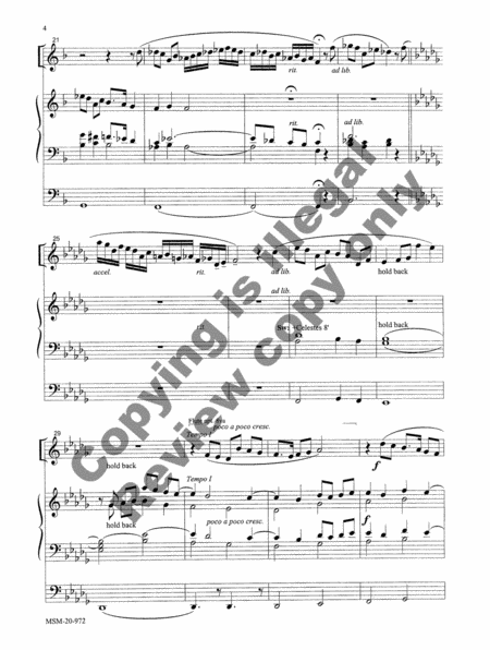 Aria for Oboe or Flute and Organ