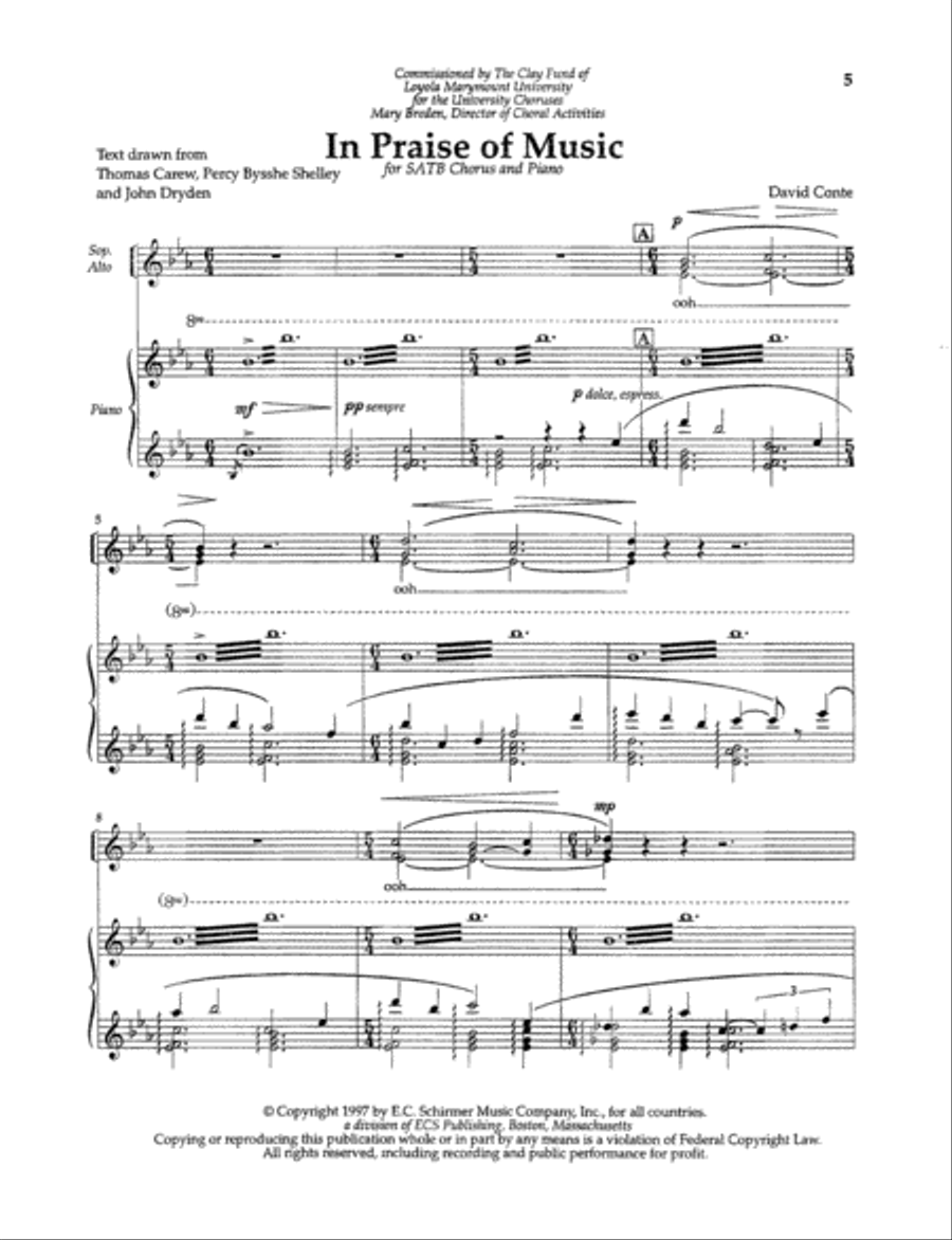 In Praise of Music 4-Part scores gallery preview page 4