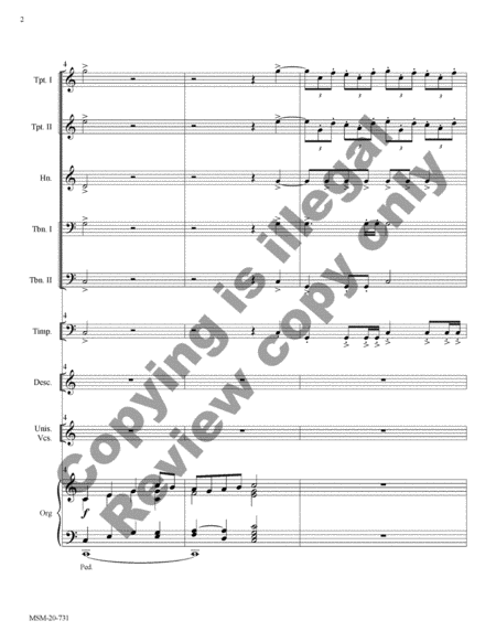 Three Congregational Hymn Settings for Brass