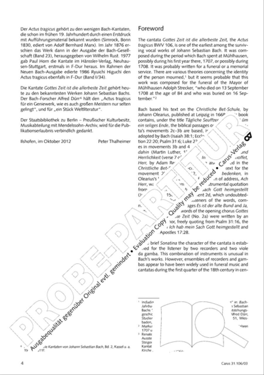 God's own time is the time appointed (Gottes Zeit ist die allerbeste Zeit) 4-Part scores gallery preview page 5